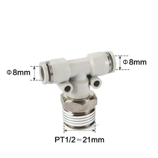 Airtac PEB: Accessories--One-touch fittings(stainless steel) - PEB804-S