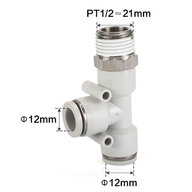 Airtac PED: Accessories--One-touch fittings(stainless steel) - PED1204D-S