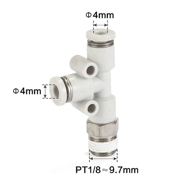 Airtac PED: Accessories--One-touch fittings(stainless steel) - PED401-S