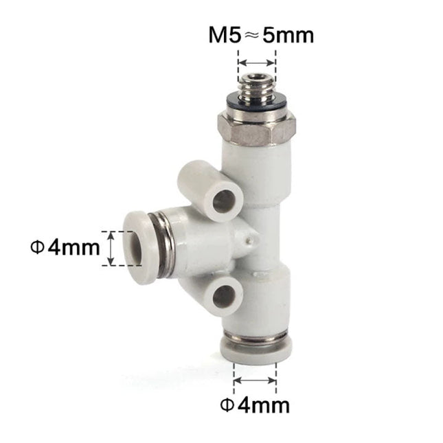Airtac PED: Accessories--One-touch fittings(stainless steel) - PED4M5-S