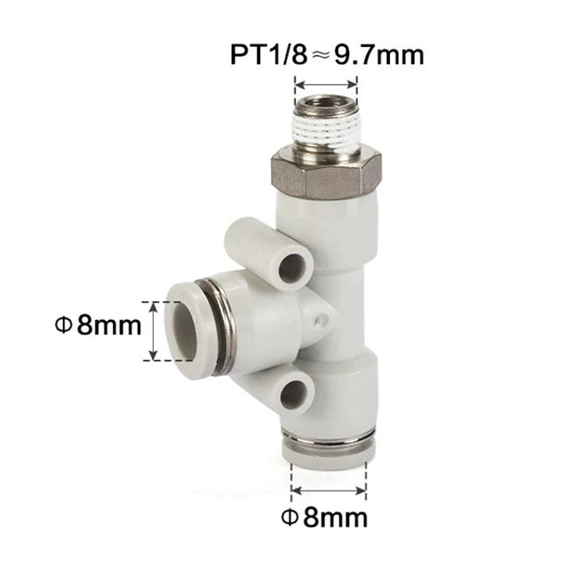 Airtac PED: Accessories--One-touch fittings(stainless steel) - PED801-S