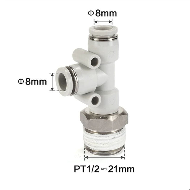 Airtac PED: Accessories--One-touch fittings(stainless steel) - PED804-S