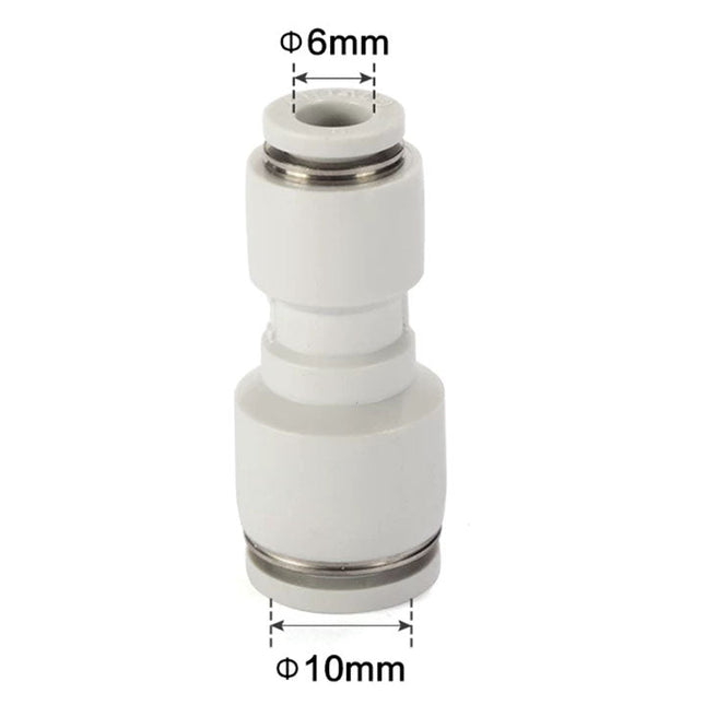 Airtac PG: Push Lock Fitting. Different Diameter Straight - PG10-6D