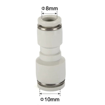 Airtac PG: Push Lock Fitting. Different Diameter Straight - PG10-8D