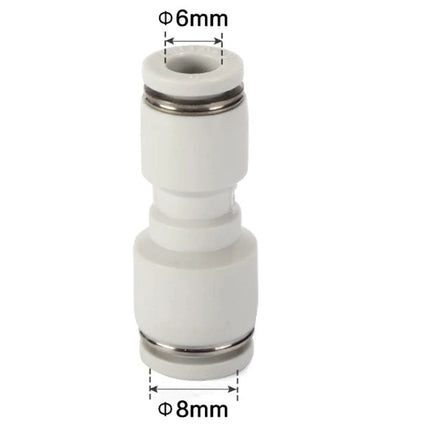 Airtac PG: Push Lock Fitting. Different Diameter Straight - PG8-6