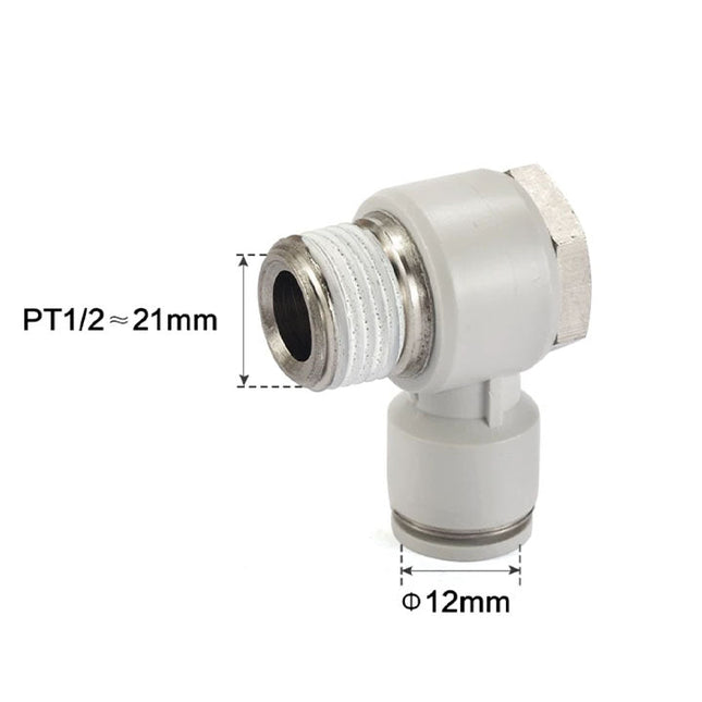 Airtac PH: Accessories--One-touch fittings(stainless steel) - PH1204D-S