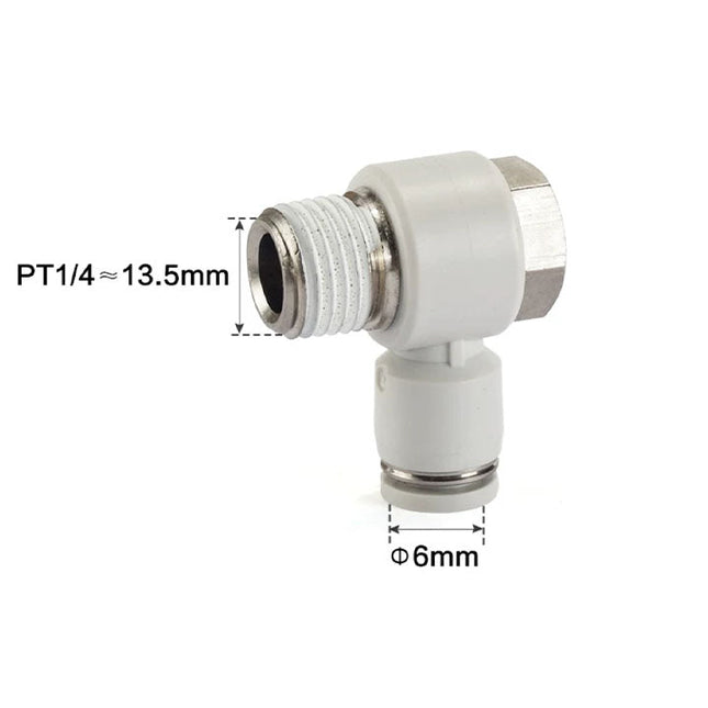 Airtac PH: Push Lock Fitting. Universal Male Elbow - PH602D