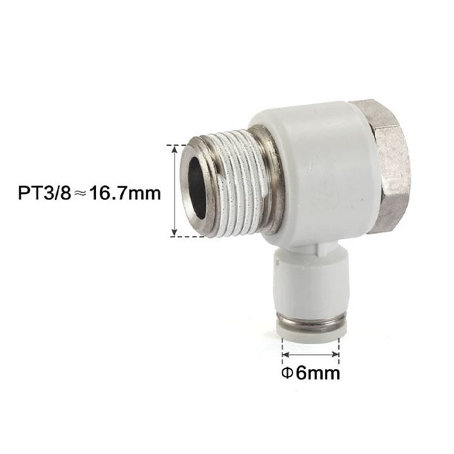 Airtac PH: Push Lock Fitting. Universal Male Elbow - PH603D