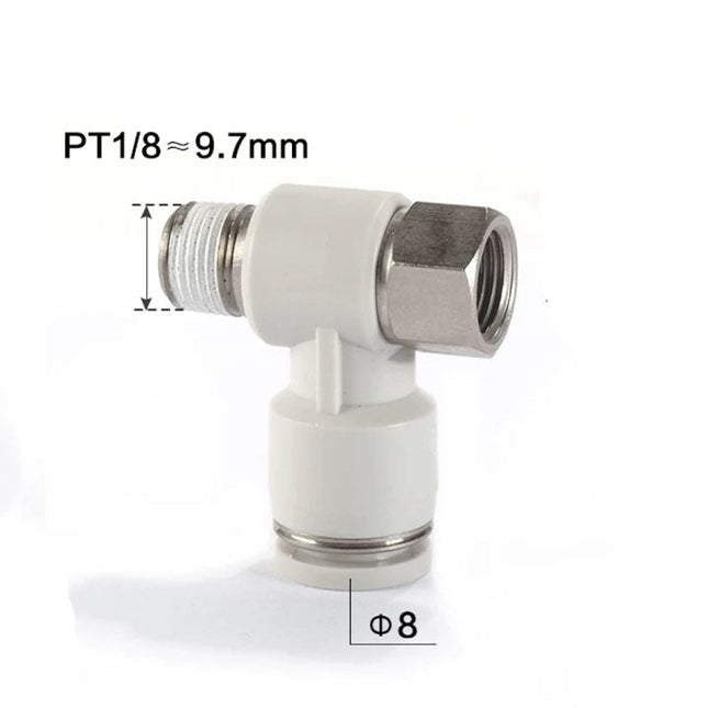 Airtac PHF: Accessories--One-touch fittings(stainless steel) - PHF801-S