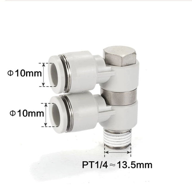 Airtac PHW: Double universal male elbow--One-touch fittings(stainless steel) - PHW1002-S