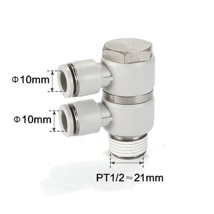 Airtac PHW: Double universal male elbow--One-touch fittings(stainless steel) - PHW1004-S