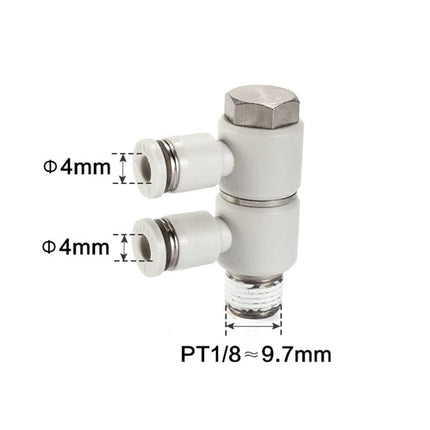 Airtac PHW: Double universal male elbow--One-touch fittings(stainless steel) - PHW401-S