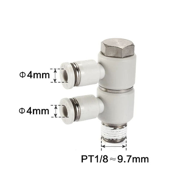 Airtac PHW: Double universal male elbow--One-touch fittings(stainless steel) - PHW401D-S