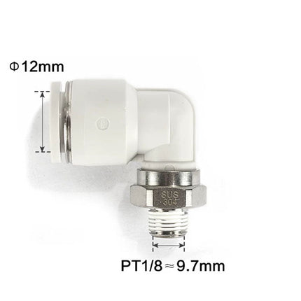 Airtac PL: Accessories--One-touch fittings(stainless steel) - PL1201-S