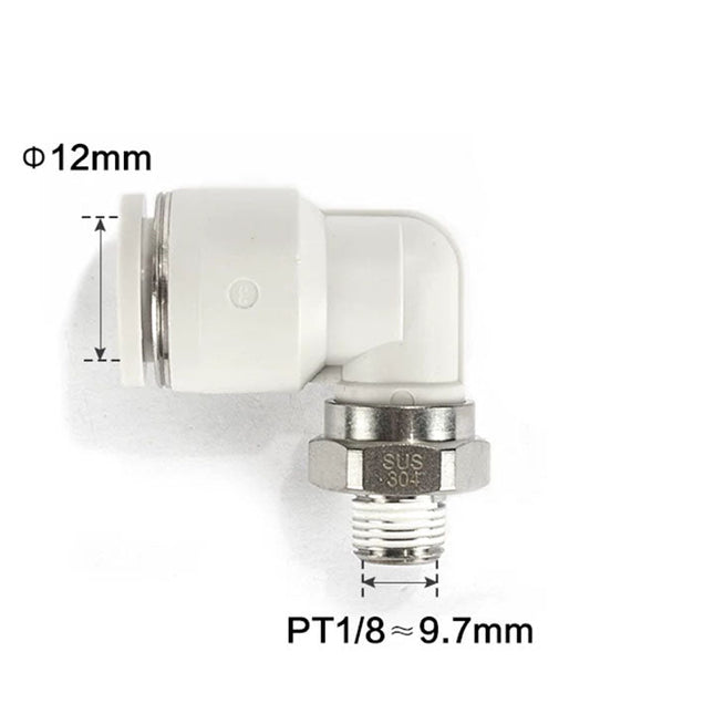 Airtac PL: Accessories--One-touch fittings(stainless steel) - PL1201-S