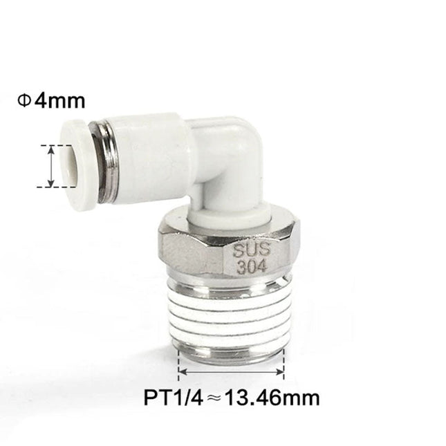 Airtac PL: Accessories--One-touch fittings(stainless steel) - PL402-S