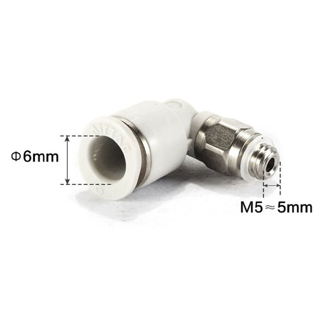 Airtac PL: Male elbow--One-touch fittings gray  - PL6M5-M