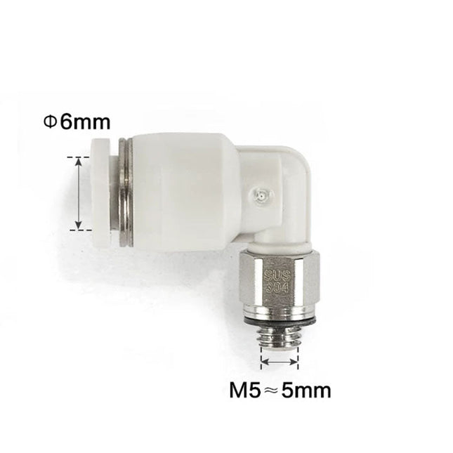 Airtac PL: Accessories--One-touch fittings(stainless steel) - PL6M5-S