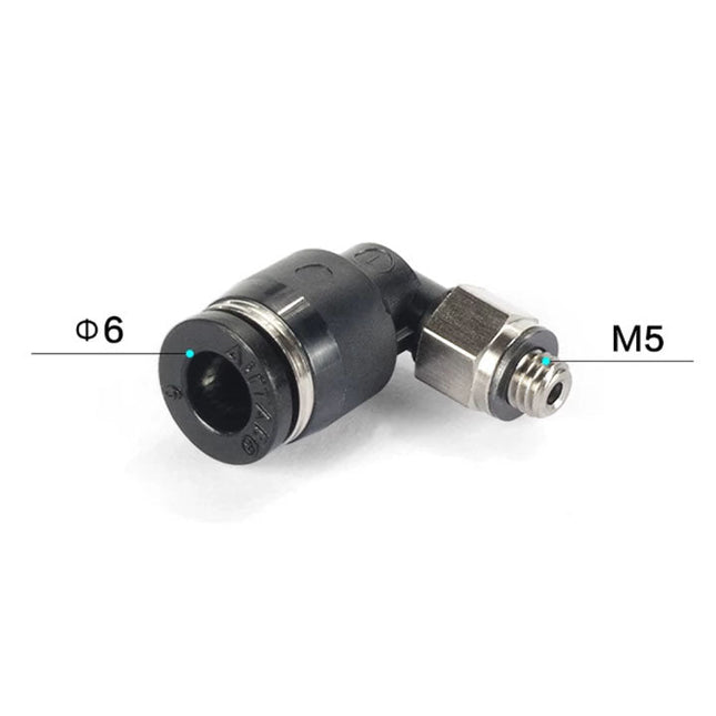 Airtac PL: Push Lock Fitting. Male Elbow - PL6M5D