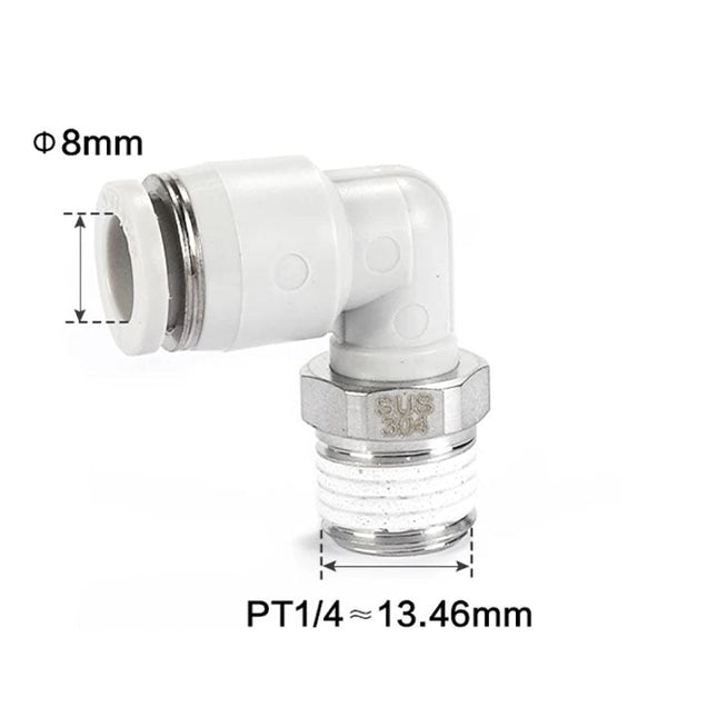 Airtac PL: Accessories--One-touch fittings(stainless steel) - PL802-S