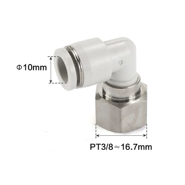 Airtac PLF: Push Lock Fitting. Female Elbow - PLF1003