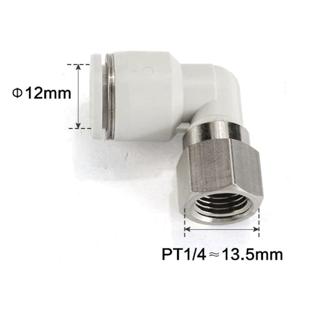 Airtac PLF: Push Lock Fitting. Female Elbow - PLF1202