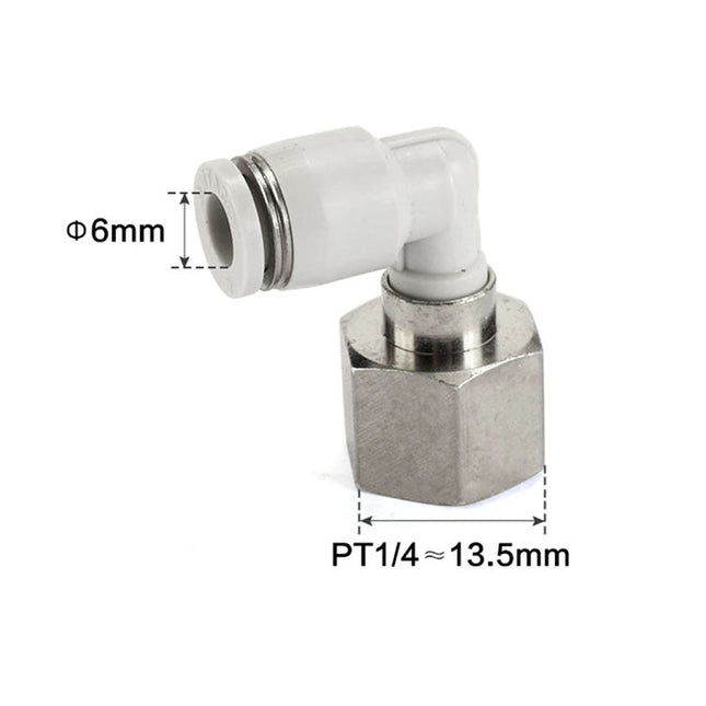 Airtac PLF: Push Lock Fitting. Female Elbow - PLF602D