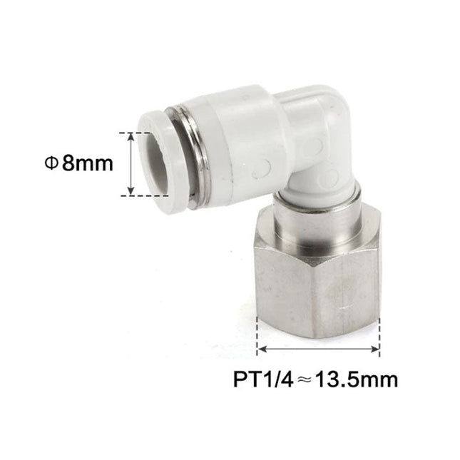Airtac PLF: Push Lock Fitting. Female Elbow - PLF802