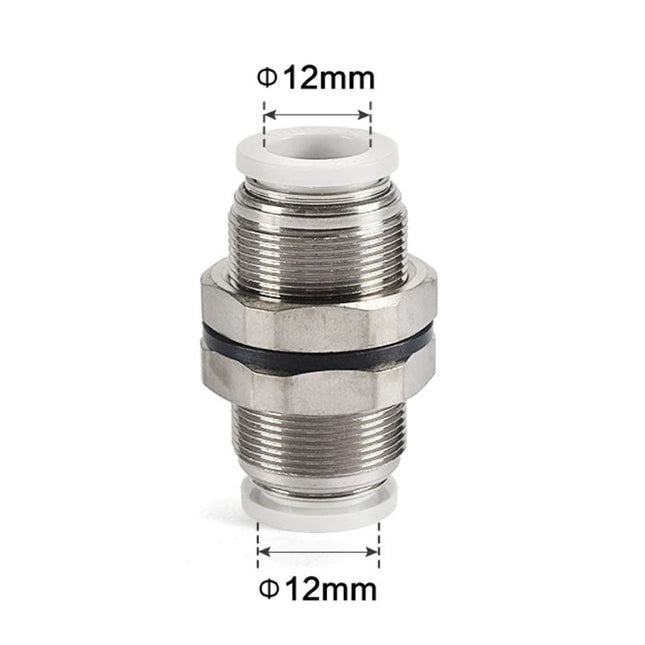 Airtac PM: Push Lock Fitting. Bulkhead Union - PM12D