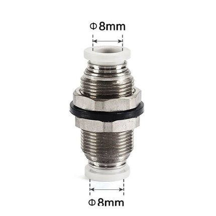 Airtac PM: Push Lock Fitting. Bulkhead Union - PM8