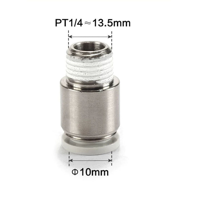 Airtac POC: Male connector--One-touch fittings(stainless steel) - POC1002-S