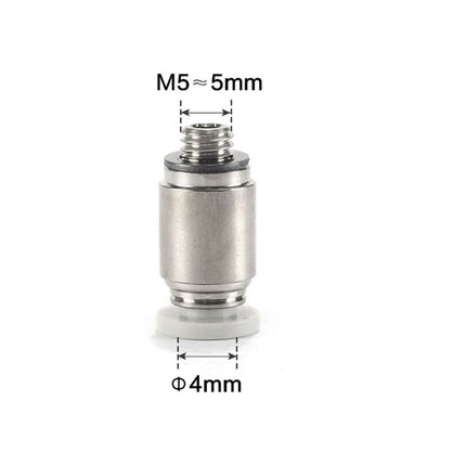 Airtac POC: Male connector--One-touch fittings(stainless steel) - POC4M5-S