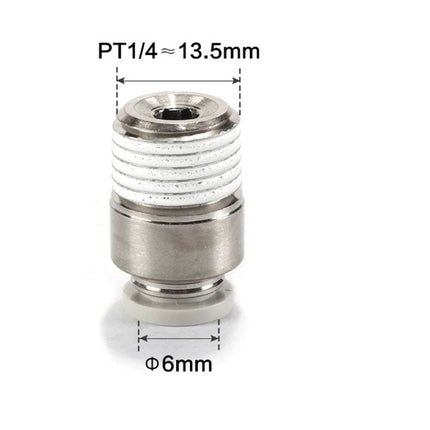 Airtac POC: Male connector--One-touch fittings(stainless steel) - POC602-S