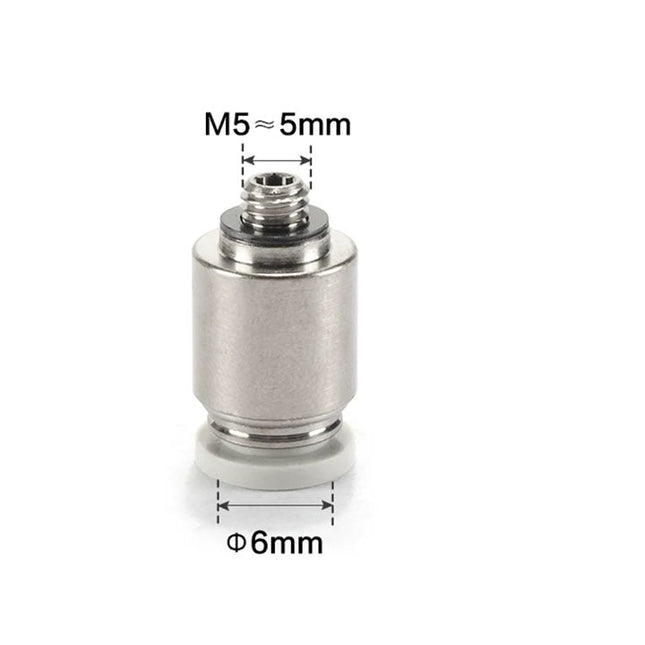Airtac POC: Male connector--One-touch fittings(stainless steel) - POC6M5-S