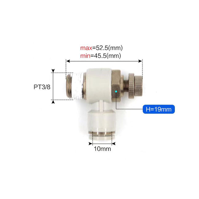 Airtac PSL: Accessories-speed controllers(stainless steel)  - PSL1003A-S