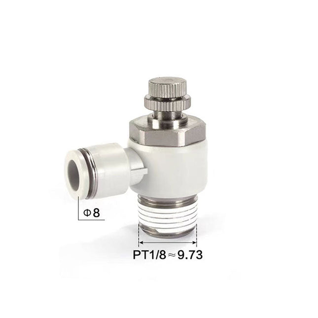 Airtac PSL: Accessories-speed controllers(stainless steel)  - PSL1004B-S
