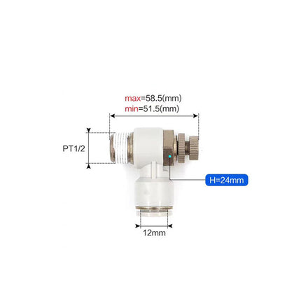 Airtac PSL: Air Flow Control Valve - PSL1204A