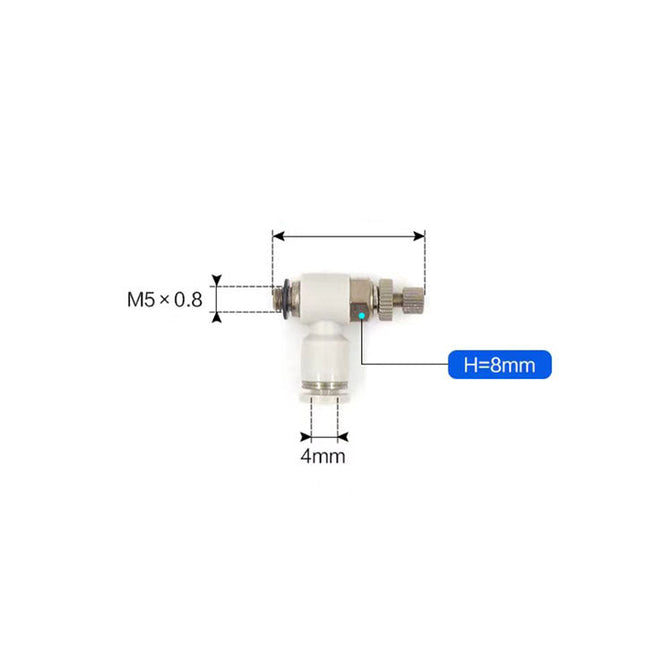 Airtac PSL: Air Flow Control Valve - PSL4M5AD