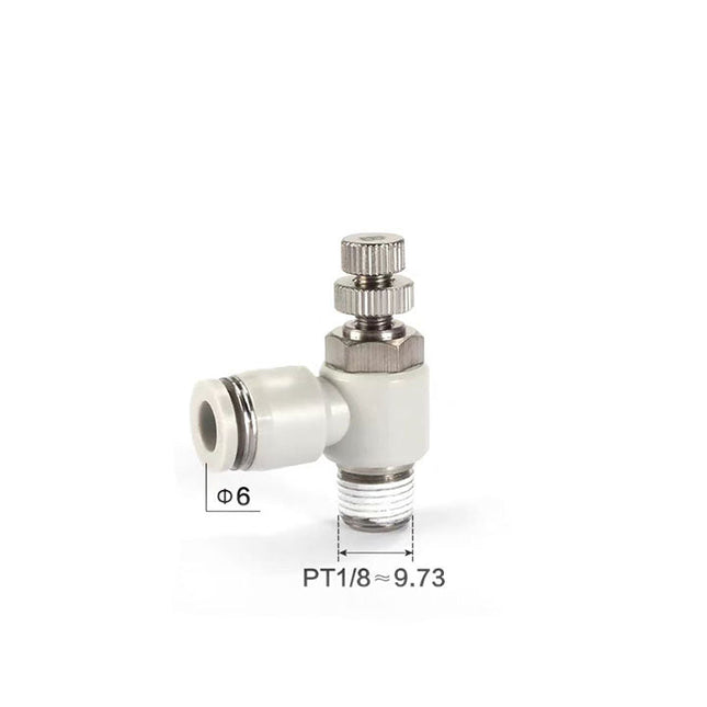 Airtac PSL: Accessories-speed controllers(stainless steel)  - PSL601B-S