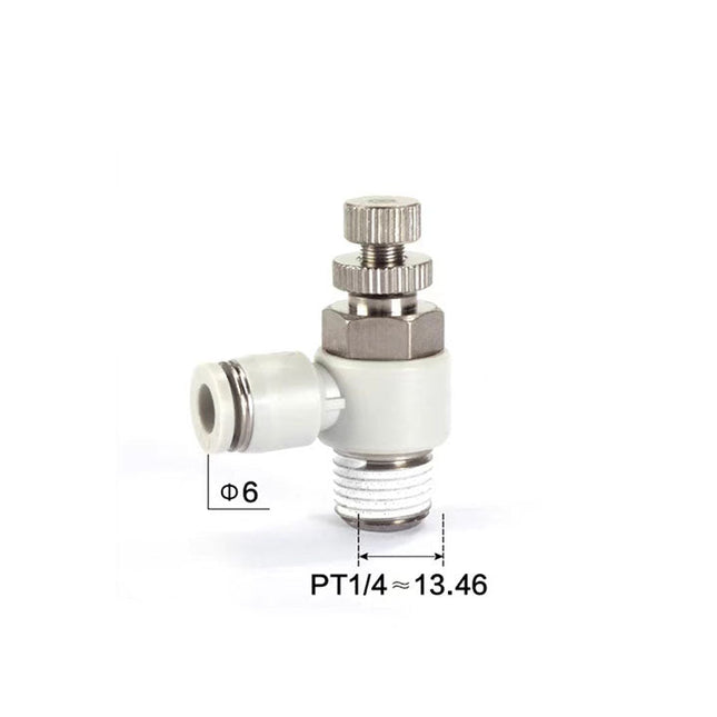 Airtac PSL: Accessories-speed controllers(stainless steel)  - PSL602B-S