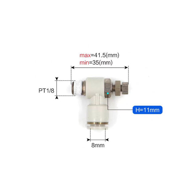 Airtac PSL: Air Flow Control Valve - PSL801AD