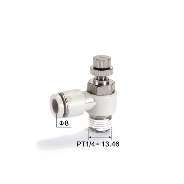 Airtac PSL: Accessories-speed controllers(stainless steel)  - PSL802A-S