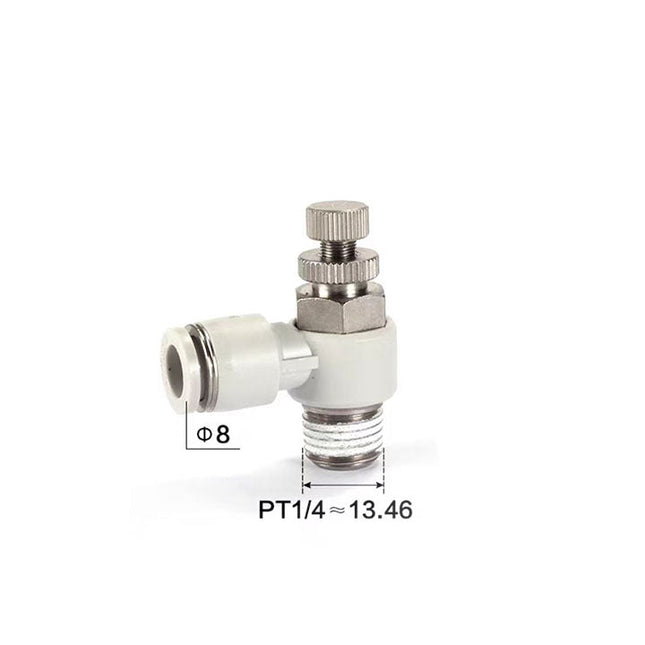 Airtac PSL: Accessories-speed controllers(stainless steel)  - PSL802B-S