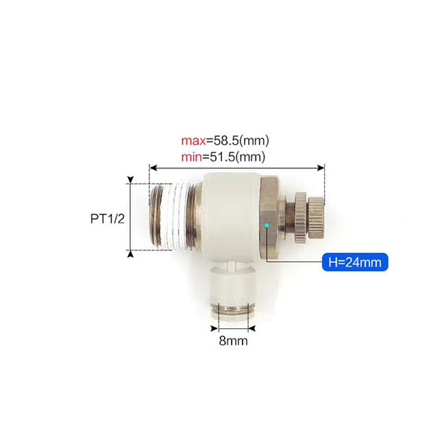 Airtac PSL: Air Flow Control Valve - PSL804A