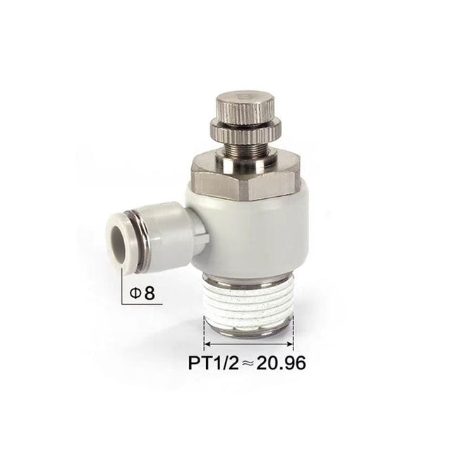 Airtac PSL: Accessories-speed controllers(stainless steel)  - PSL804B-S