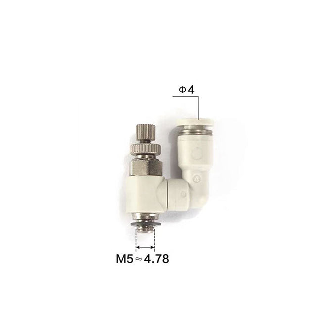 Airtac PSS: Accessories-speed controllers(stainless steel)  - PSS4M5A-S