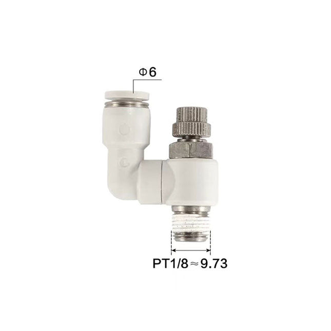 Airtac PSS: Accessories-speed controllers(stainless steel)  - PSS601B-S