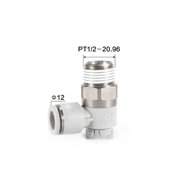 Airtac PTL: Air Flow Control Valve - PTL1204A