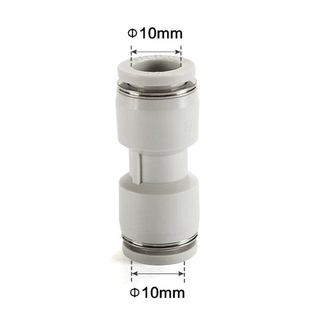 Airtac PU: Push Lock Fitting. Straight Union - PU10