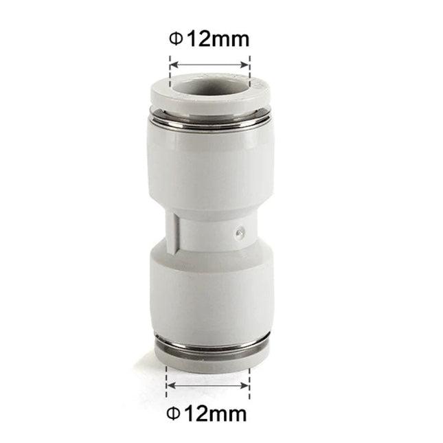 Airtac PU: Push Lock Fitting. Straight Union - PU12D